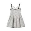 微信图片_20260827015340_1373_8 160118#Houndstooth Sleeveless A-Line Mini Dress with Black Trim