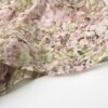 160120#Soft Pink Floral V-Neck Ruffled Mini Dress