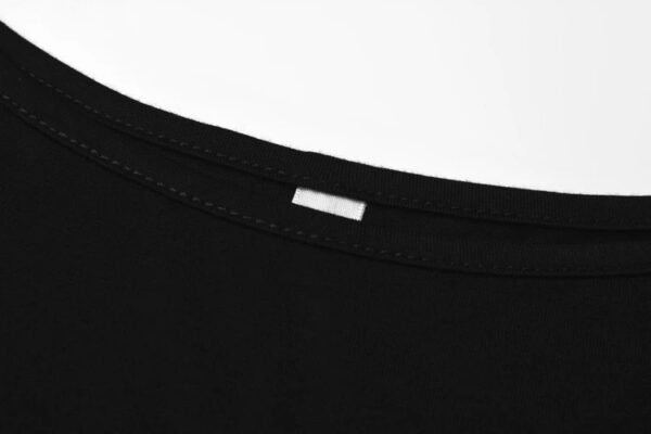 160136#black  Sheer Blouse & Black Midi Skirt Two-Piece Set （125）