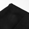 160136#black  Sheer Blouse & Black Midi Skirt Two-Piece Set （125）