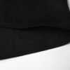 160136#black  Sheer Blouse & Black Midi Skirt Two-Piece Set （125）