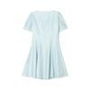 微信图片_20260827152039_1637_8 160129#Square-Neck Short-Sleeve A-Line Mini Dress — Light Blue / Black