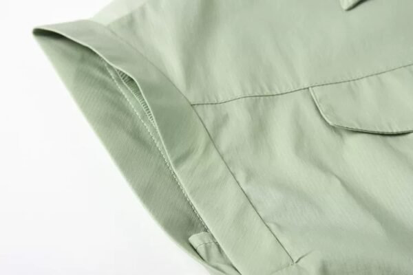 微信图片_20260827152358_1650_8 160130#Sage Green Collared Button-Down Belted Midi Dress