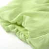 160134#Lime Green Puff-Sleeve Asymmetrical Tiered Mini Dress